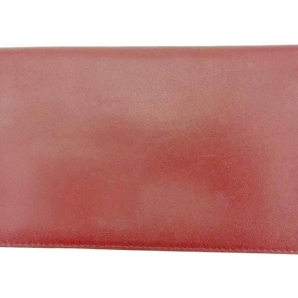 Cartier long pills masteline Bordeaux leather Authentic USED